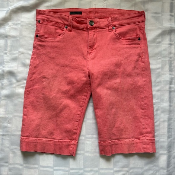 Kut From The Kloth Pink ‘Natalie’ Denim Bermuda Shorts - Picture 15 of 15